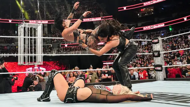 'Video thumbnail for Liv Morgan vs. Rhea Ripley Match Finish Changed At WWE Bad Blood'