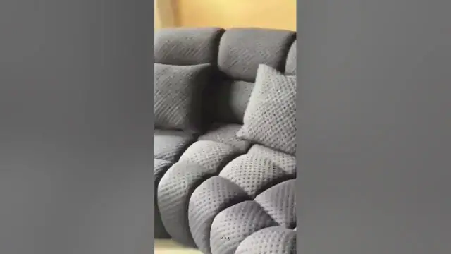 Video thumbnail for Designer Curved Living Room Sofa #shorts