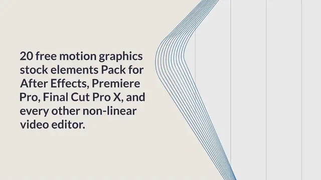 Video thumbnail for 20 Free Motion Graphics Stock Elements Pack
