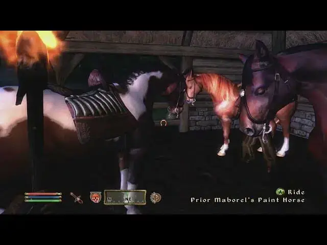 Video thumbnail for TES 4 Oblivion - Waynon Priory: Travel To Cloud Ruler Temple: Take The Paint Horse Gameplay Gameplay