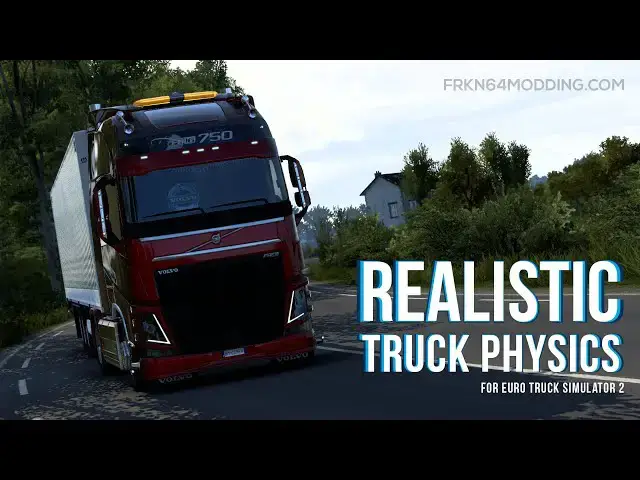 'Video thumbnail for ETS 2 - Realistic Truck Physics Mod v9.0 - Comparison with Default Physics'