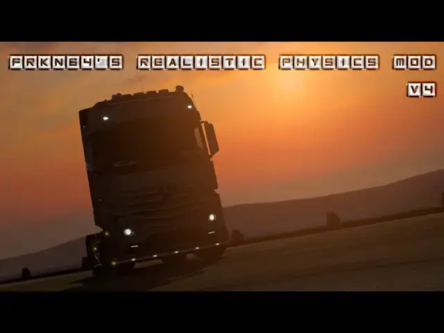 'Video thumbnail for ETS 2 | Frkn64's Realistic Physics Mod v4 [Old Version]'