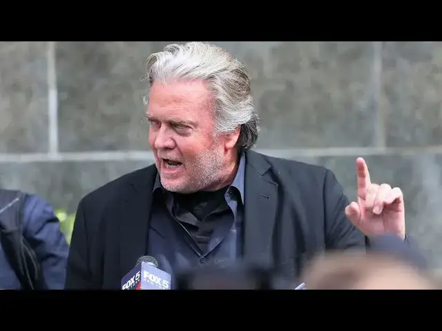 Video thumbnail for Steve Bannon Gets Big Victory Moments After Judge Sentences Him to 4 Months in Jail