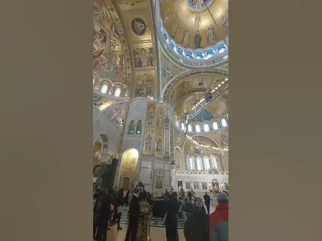 'Video thumbnail for Inside St. Sava Temple on Christmas Day 2024 #belgrade #serbiatourism'
