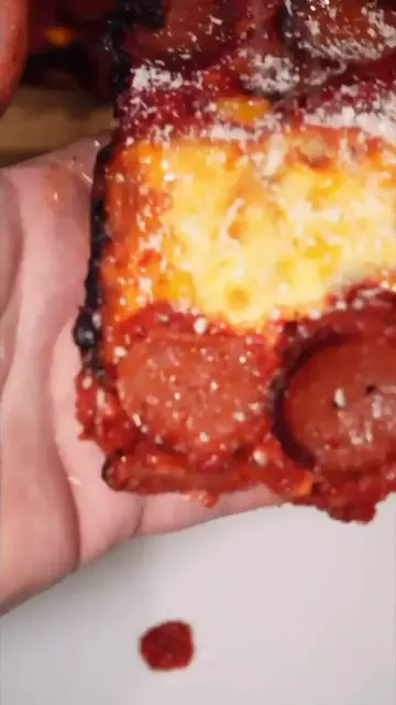 'Video thumbnail for Detroit style pizza'