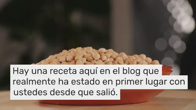 Video thumbnail for Guiso de garbanzos con arroz a la mantequilla