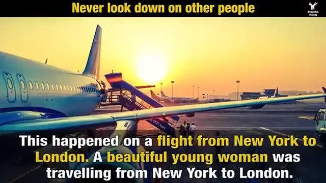 Video thumbnail for A woman misbehaves with the old man on the flight and what happened later is a lesson for all of us.