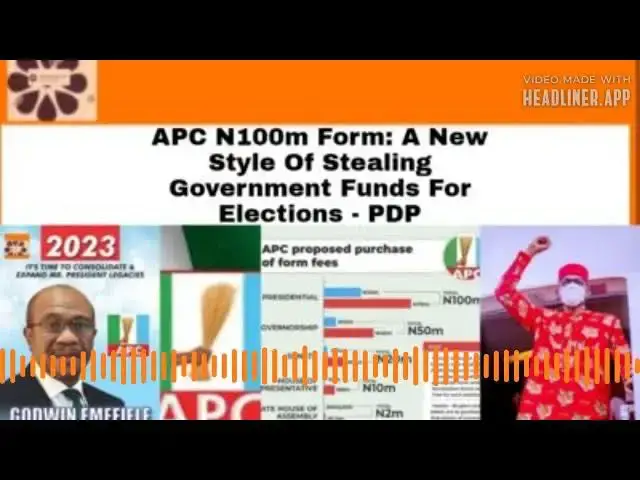Video thumbnail for APC N100m Form: A New Style Of Stealing Government Funds For Elections - PDP ~ OsazuwaAkonedo