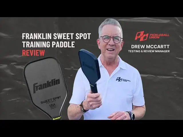 Video thumbnail for Franklin Sweet Spot Pickleball Training Paddle Review