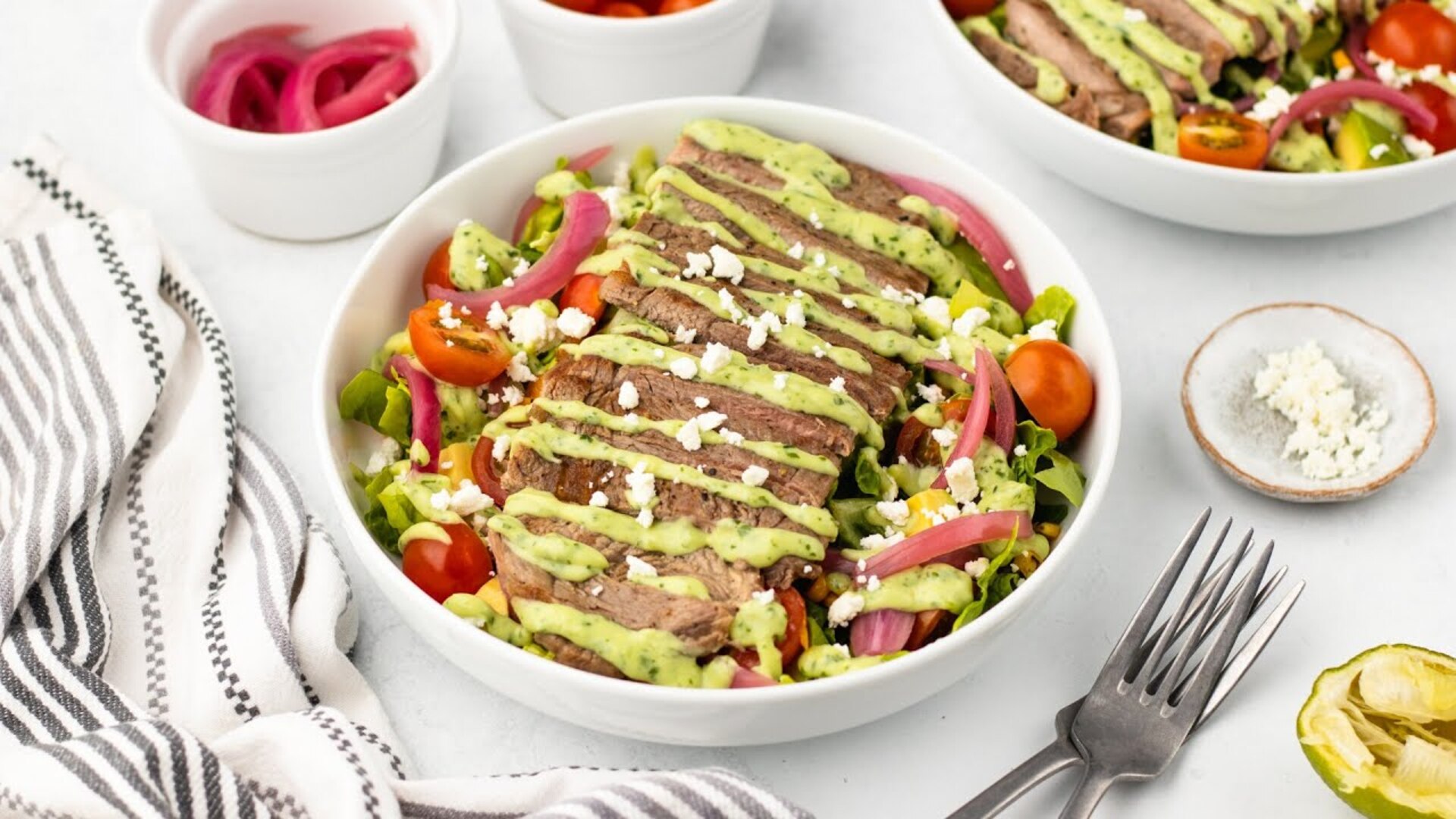 Video thumbnail for This Steak Salad Will Take Your Taco Night To The Next Level