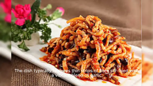 Video thumbnail for Shredded Pork with Garlic Sauce