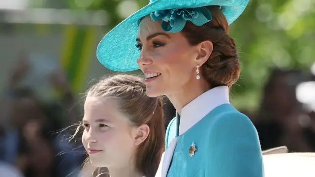 Video thumbnail for Kate And Charlotte's Close Bond Was Impossible To Miss During Trooping The Colour 2025