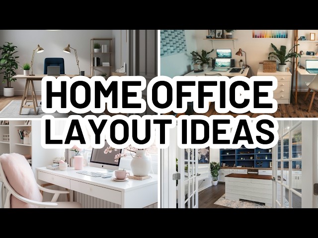 Video thumbnail for 3 HOME OFFICE LAYOUT IDEAS