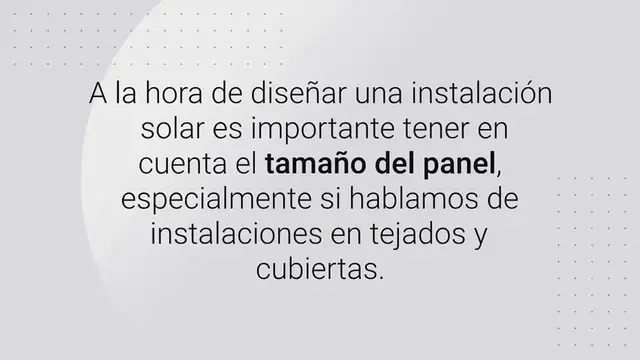 Video thumbnail for ¿Cómo saber qué tamaño de panel solar escoger?