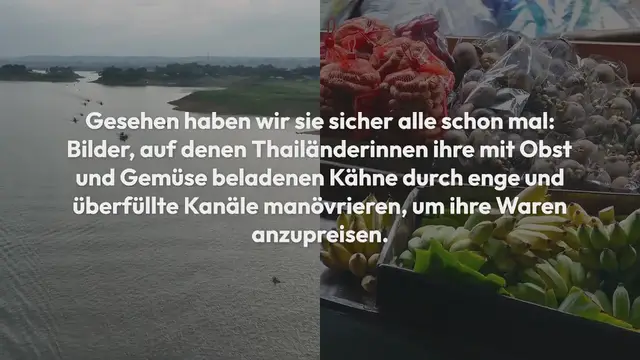 Video thumbnail for Schwimmende Märkte in Thailand Erlebt das bunte Spektakel nahe Bangkok