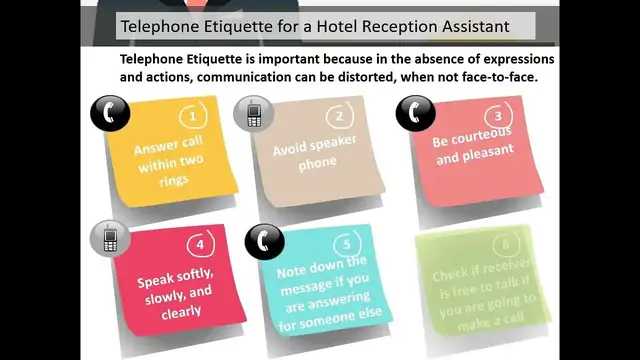 Video thumbnail for Rules of Telephone Etiquette