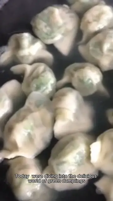 Video thumbnail for green dumpling recipe