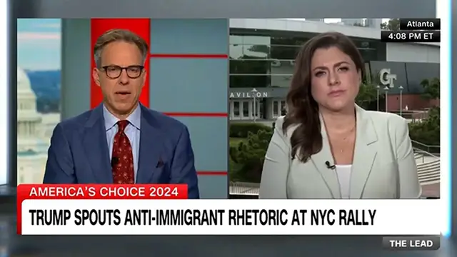 Video thumbnail for She grew up in Puerto Rico, and she shares how her friends there are reacting to Trump rally joke