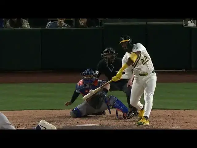'Video thumbnail for Miguel Andujar CRANKS a Two-Run Home Run! | 1st HR of 2025 | Athletics | 04/11/2025'