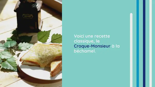Video thumbnail for Croque-monsieur à la béchamel
