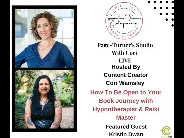 Video thumbnail for 304. How To Be Open to Your Book Journey with Hypnotherapist & Reiki Master Kristin Dwan
