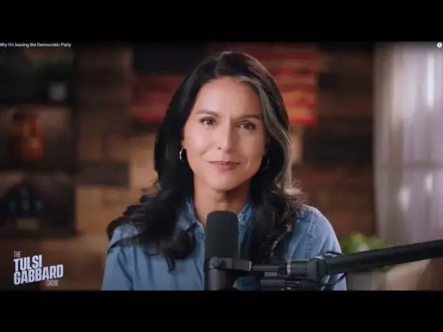 Video thumbnail for Gabbard Leaves Democrat Party - Gives Dire Warning For All Americans