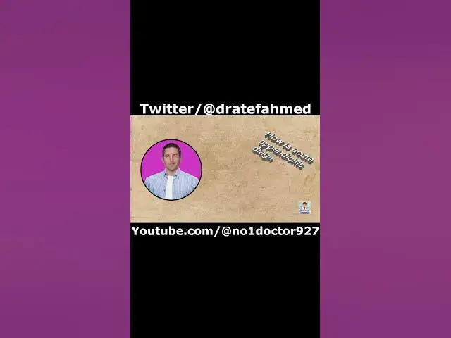 Video thumbnail for Acute Appendicitis 2  Questions and Answers #acuteappendicitis #appendicitis #symptoms #shorts #mcqs