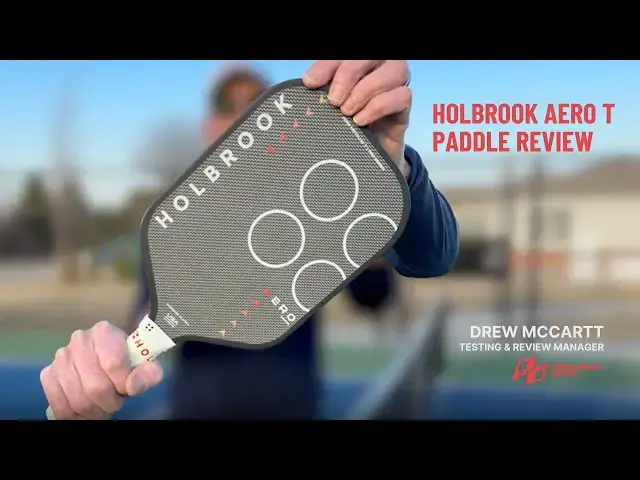 Video thumbnail for Holbrook Aero T Metallic Pickleball Paddle Review