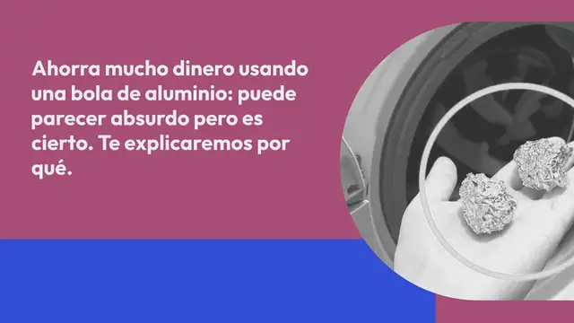 Video thumbnail for Bolas de aluminio en la lavadora, hazlo antes de encenderla: ahorras mucho dinero