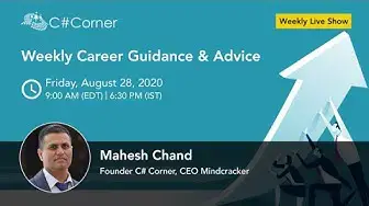 'Video thumbnail for Weekly Career Guidance & Advice - August 28, 2020'
