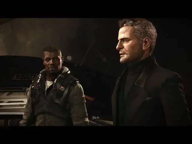 Video thumbnail for Deus Ex: Mankind Divided - G.A.R.M.: Meet Miller & Chikane at Helipad (Argue) Side Missions Warning