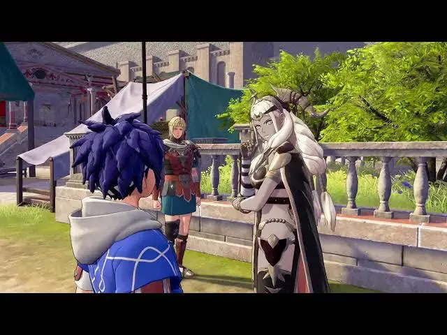 Video thumbnail for Fire Emblem: Fortune's Weave - Part 1 Cai's Path Chapter 4: Meet Old Woman - Talk with Theodora