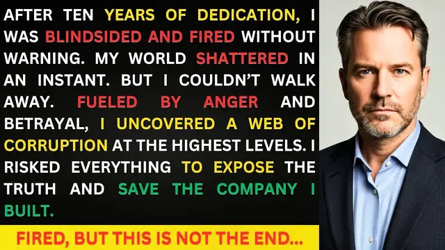 'Video thumbnail for I Was The Top Performer In My Department, But Got Fired After 10 Years; The Board Reacted When...'