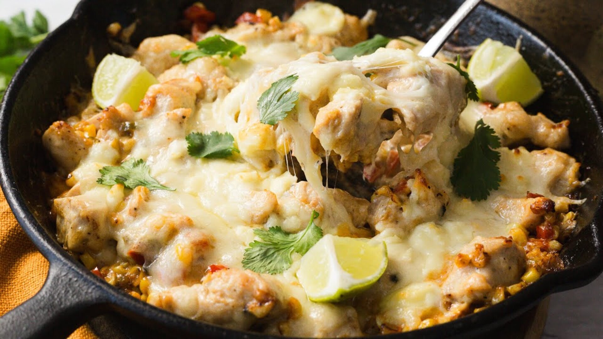 Video thumbnail for Rich And Creamy Skillet Street Corn Chicken Recipe