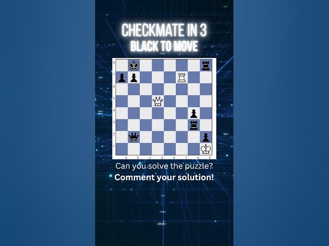Video thumbnail for Can You Solve This Chess Puzzle - mate in 3 - White to move #chesspuzzles