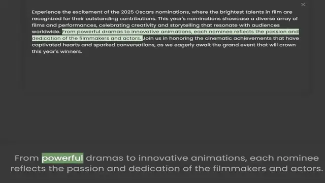 Video thumbnail for recognized for their outstanding contributions. This year's nominations showcase a diverse array of films and performances, celebrating creativity and storytelling that resonate with audiences worldwide. From powerful dramas to innovative