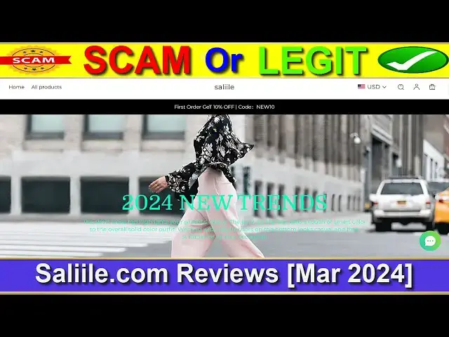 Video thumbnail for Saliile Reviews ⚠️(( BEWARE IN 2024! ))⚠️Is Saliile.com SCAM or LEGIT ?⚠️😲