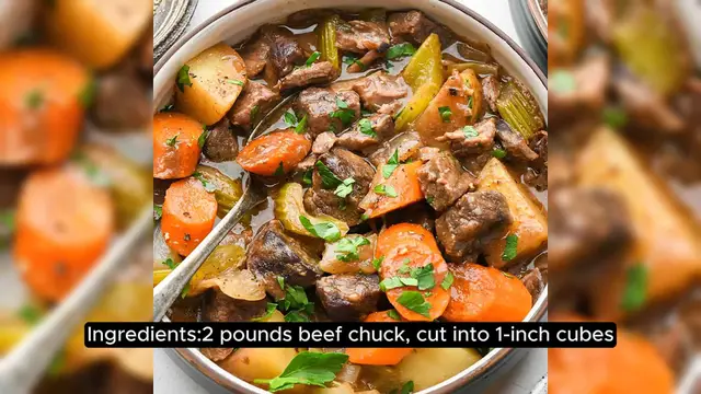 Video thumbnail for Beef Stew Bliss_ A Cozy Slow Cooker Recipe