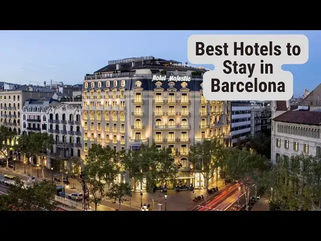 Video thumbnail for Best Hotels to Stay in Barcelona: Where Gaudí’s Magic Meets Modern Luxury and Mediterranean Charm