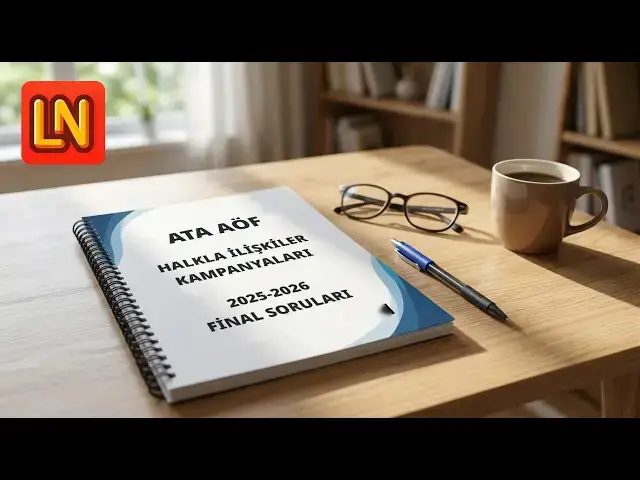 Video thumbnail for Ata Aöf Halkla İlişkiler Kampanyaları 2025-2026 Final Soruları