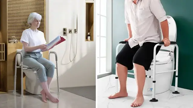 Video thumbnail for High Toilet Seat For The Elderly - Elevate Your Bathroom Experience