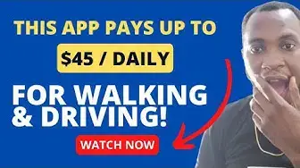 'Video thumbnail for This App pays up to $45 PER DAY for walking & Driving (COIN App review) #payingapps馃敟#geomining'