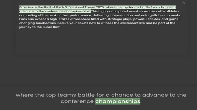 Video thumbnail for advance to the conference championships. This highly anticipated event showcases elite athletes competing at the peak of their performance, delivering intense action and unforgettable moments. Fans can expect a high-stakes atmosphere fill