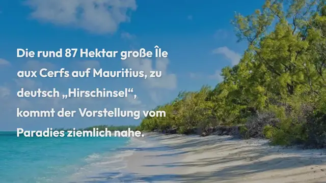 Video thumbnail for Île aux Cerfs auf Mauritius Ein traumhafter Ort im Indischen Ozean
