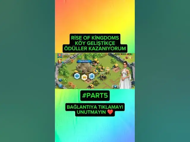 'Video thumbnail for Rise Of Kingdoms Gelişmeye devam ediyorum #PART5 #RoK #RoKRamadanVersion #kingdoms #oyunlar'