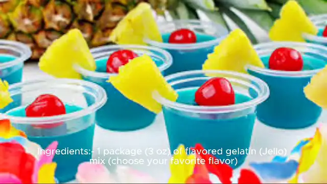 Video thumbnail for jello shots recipe