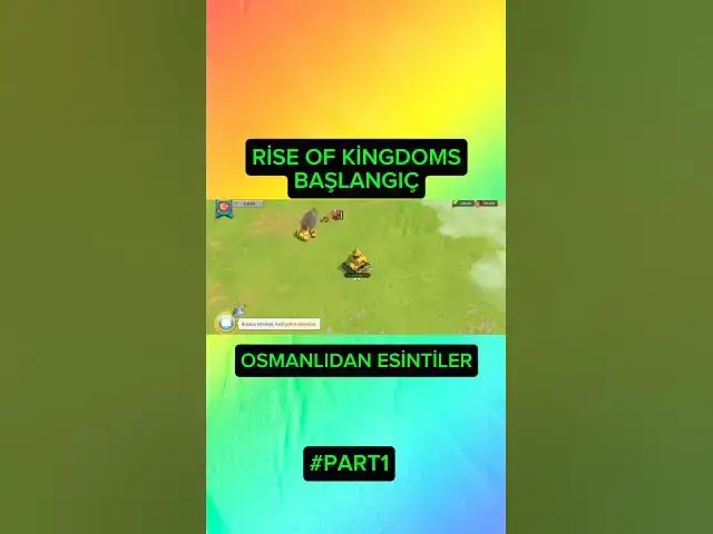 'Video thumbnail for Rise Of Kingdoms Başlangıç Osmanlıdan Esintiler #PART1 #rok #riseofkingdoms #kingsdoms'