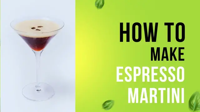 Video thumbnail for Espresso Martini Cocktail Recipe