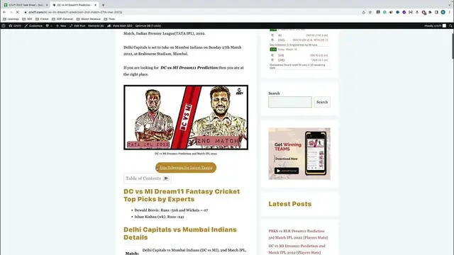 Video thumbnail for DC vs MI Dream11 Prediction DC vs MI Dream11 Team IPL 2022