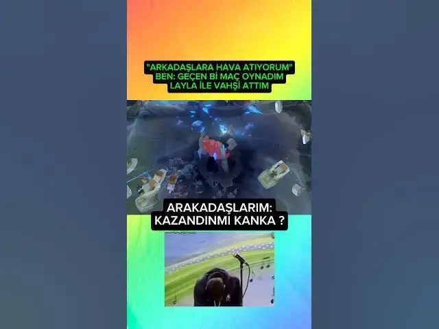 'Video thumbnail for Geçen bir maç oynadım layla ile vahşi attım kanka 😎 Mobile Legends Vahşi #mlbb #mobilelegends'